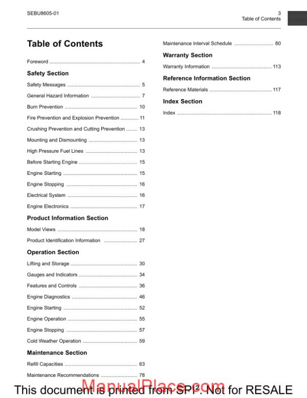 perkins 1204e e44ta 1204e e44tta industrial engine maintenance manual page 3