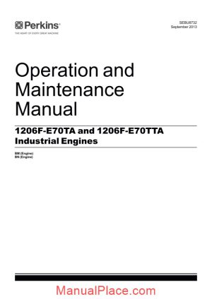 perkins 1206f e70ta industrial engine operation and maintenance manual page 1