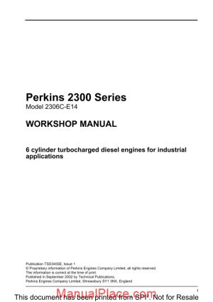 perkins 2300 workshop manual page 1