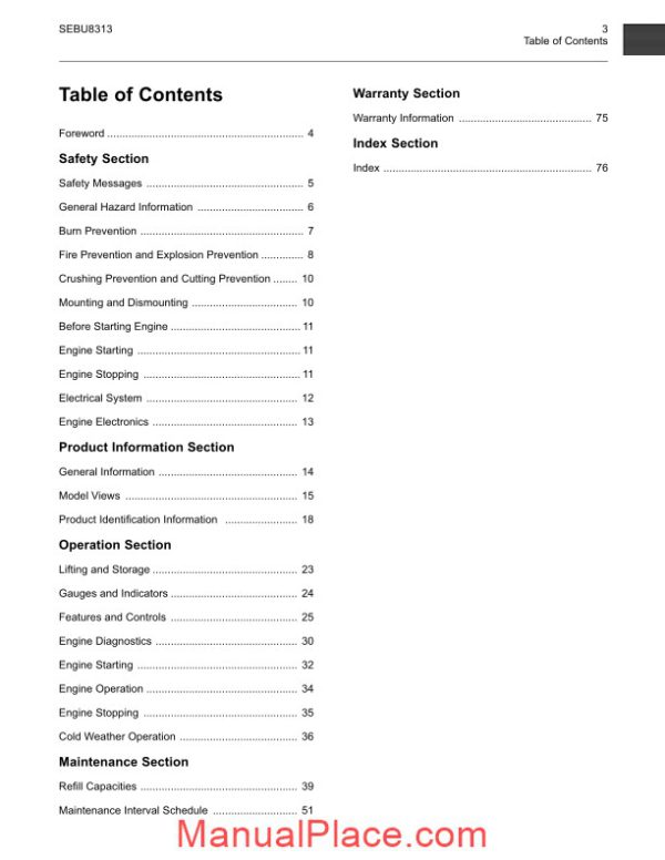 perkins 2506 15 industrial engines operation and maintenance manual page 3