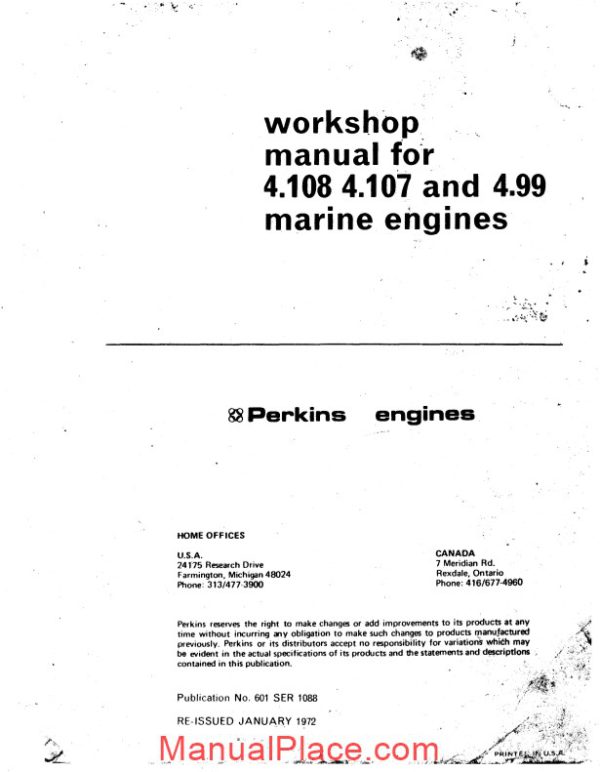 perkins 4 108 4 107 and 4 99 marine workshop manual page 2