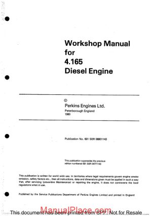 perkins 4 165 series workshop manual page 1