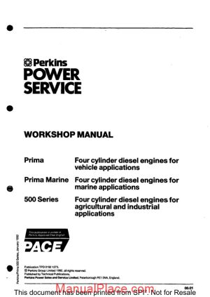 perkins 500 series prima workshop manual page 1