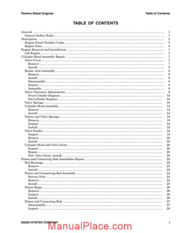 perkins diesel engines 1004 42 ar 1006 60 yg 1006 60t yh page 3