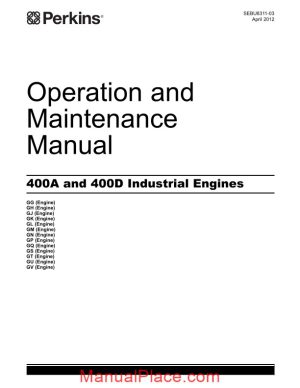 perkins engine 400a 400d om sebu8311 03 page 1