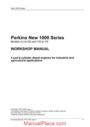 perkins new 1000 series workshop manual page 1