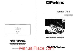 perkins service data book part 2 page 1