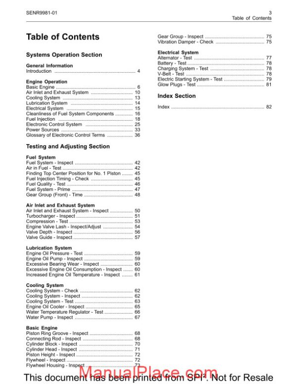 perkins systems operation testing and adjusting 1106d industrial engine page 3