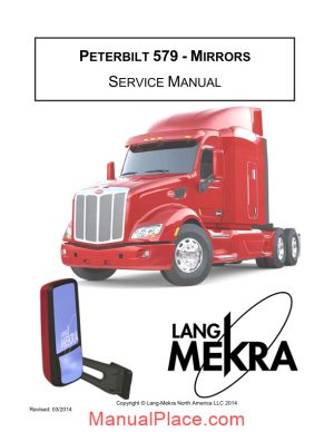 peterbilt 579 mirrors service manual page 1