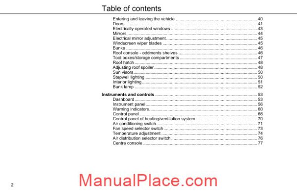 peterbilt model 210 220 operators manual supplementalmanuals page 2