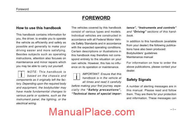 peterbilt model 270 operators manual supplementalmanuals page 3