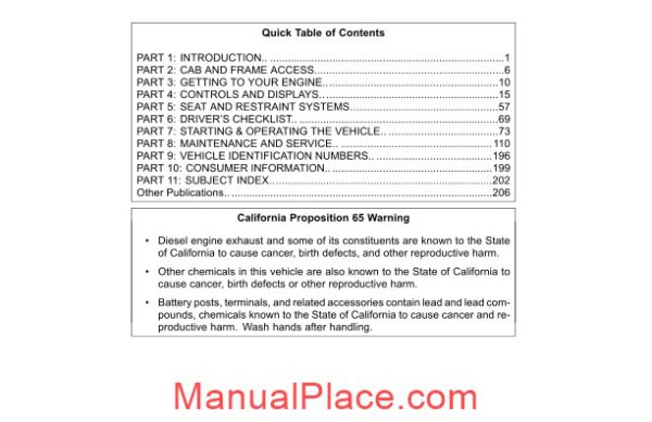 peterbilt model 320 operators manual supplementalmanuals page 3