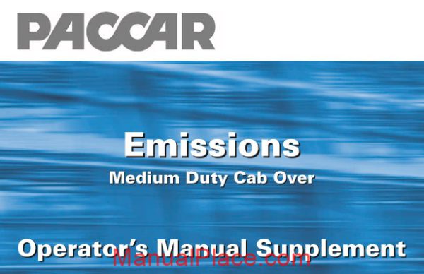 peterbilt operator manuals emissions operators manual supplement md cabover page 1