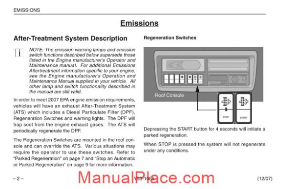 peterbilt operator manuals emissions operators manual supplement md cabover page 3