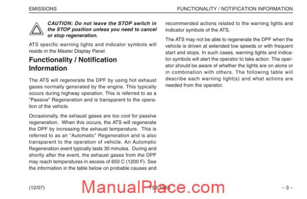 peterbilt operator manuals emissions operators manual supplement md cabover page 4