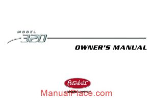 peterbilt operator manuals model 320 operators manual after 2009 page 1