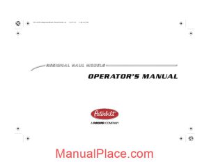 peterbilt operator manuals regional haul model operators manual page 1