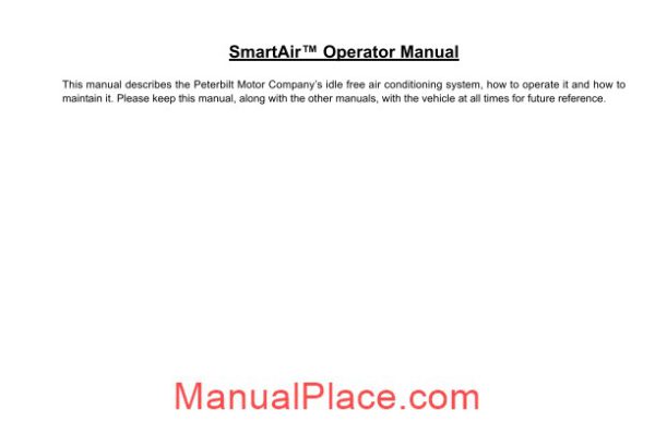 peterbilt operator manuals smartair page 1