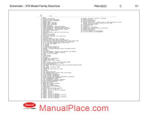 peterbilt pb379 family electrical schematic p94 6023 page 1