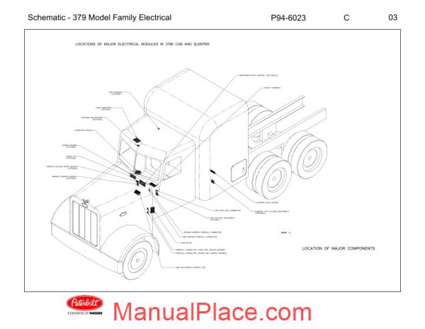 peterbilt pb379 family electrical schematic p94 6023 page 3