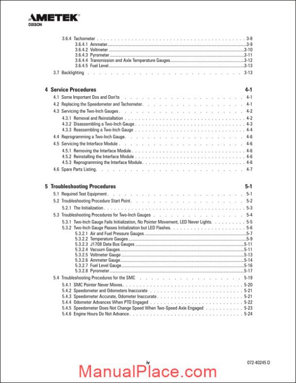 peterbilt pb387 instrument system service manual page 4