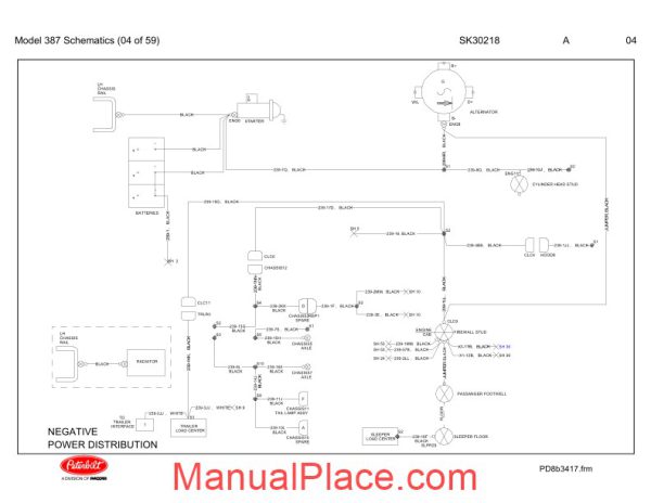 peterbilt pb387 model 387 schematics sk30218 page 4