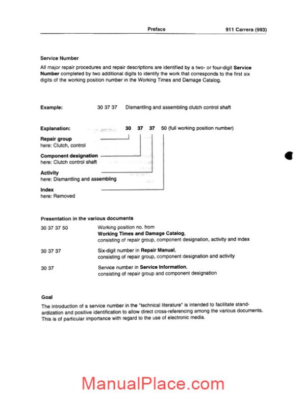 porsche 993 workshop manuals page 3