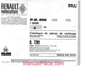 renault r7201 parts catalogue page 1