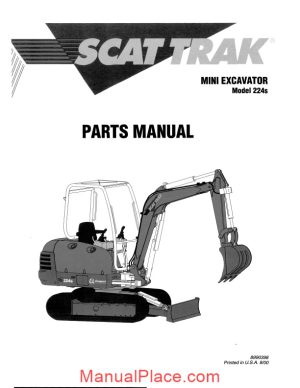 scat trak 224s 8990398 parts book page 1
