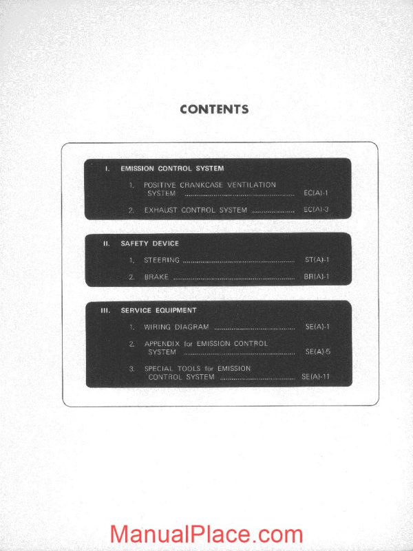 service manual datsun emission control systems 1969 page 4