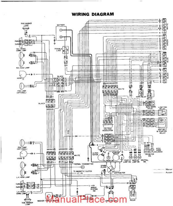 service manual datsun model 610 series chassis and body 1973 page 3