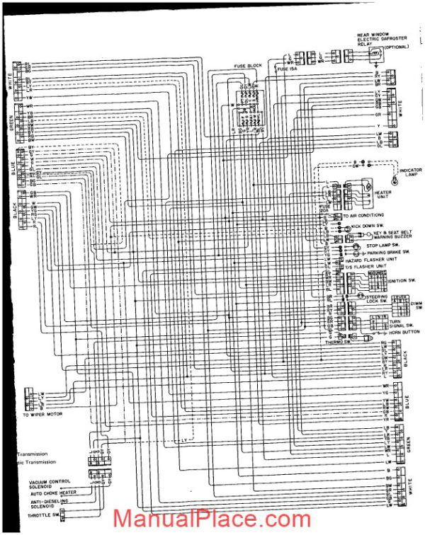 service manual datsun model 610 series chassis and body 1973 page 4