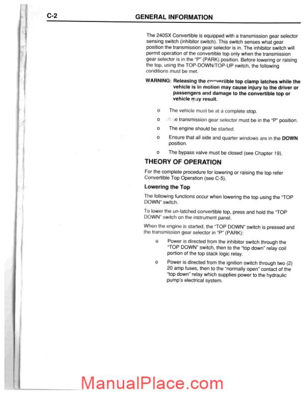 service manual nissan 240sx 1992 page 4