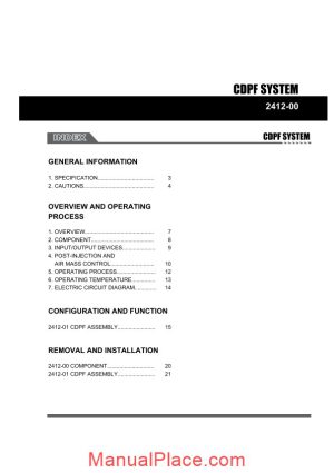 ssang yong korando new actyon 2010 2013 cdpf system service repair manual page 1