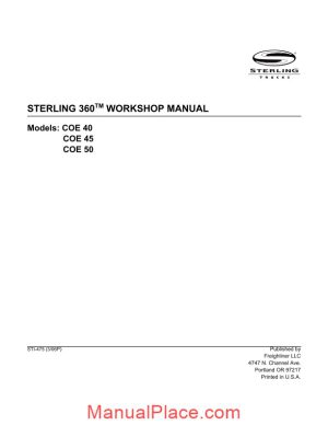 sterling 360 workshop manual 2007 page 1