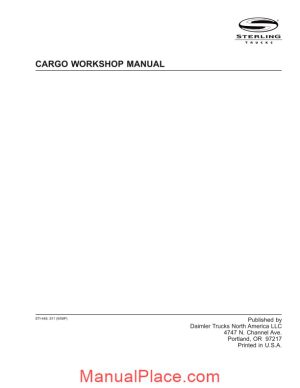 sterling cargo workshop manual page 1