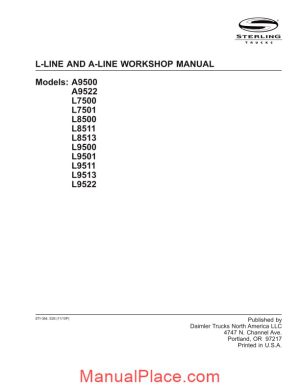 sterling l line and a line workshop manual page 1