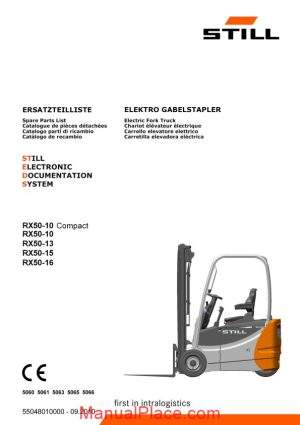 still steds electric fork truck rx50 10 compact rx50 10 rx50 13 rx50 16 parts page 1