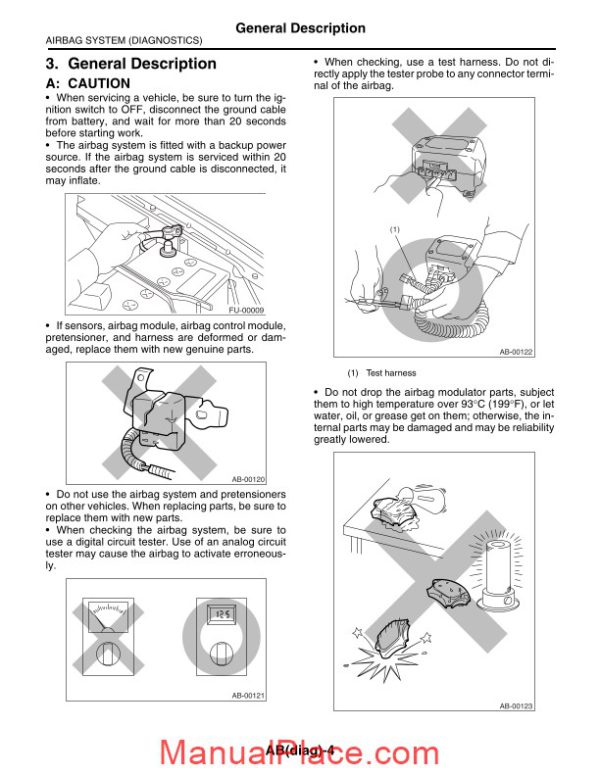 subaru impreza 2005 airbag system diagnostics page 4