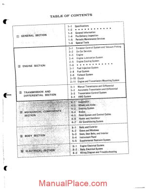 subaru service manual 1992 engine wiring page 1