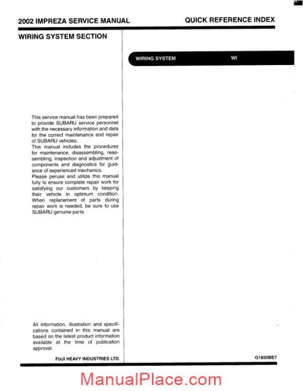 subaru wrx 2002 wiring diagram page 1