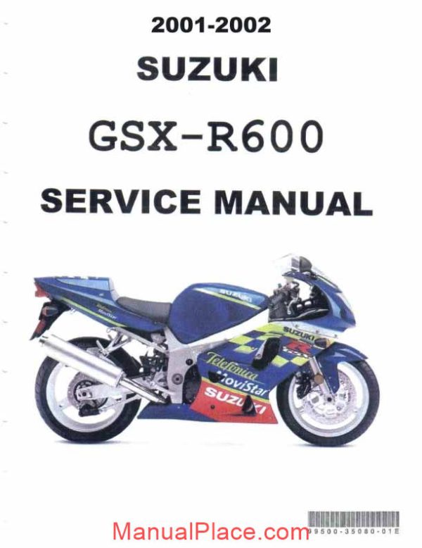 suzuki gsx r600 service manual page 1