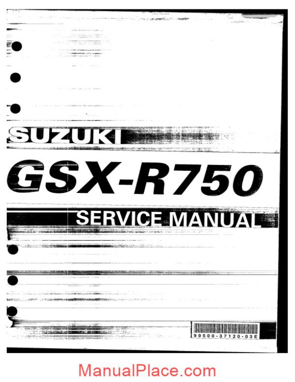 suzuki gsxr 750 2004 service manual page 1