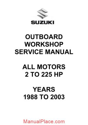 suzuki outboard engine workshop manual 1988 2003 page 1