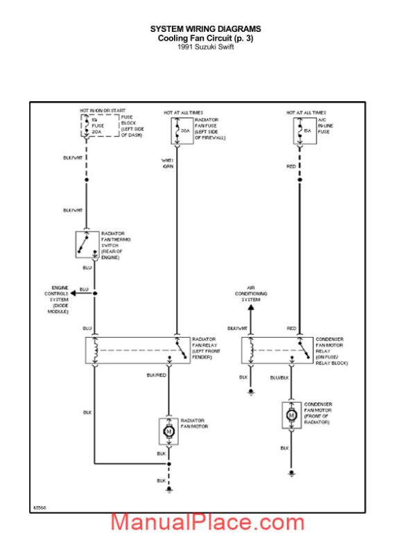 suzuki swift 1991 wiring diagrams page 3