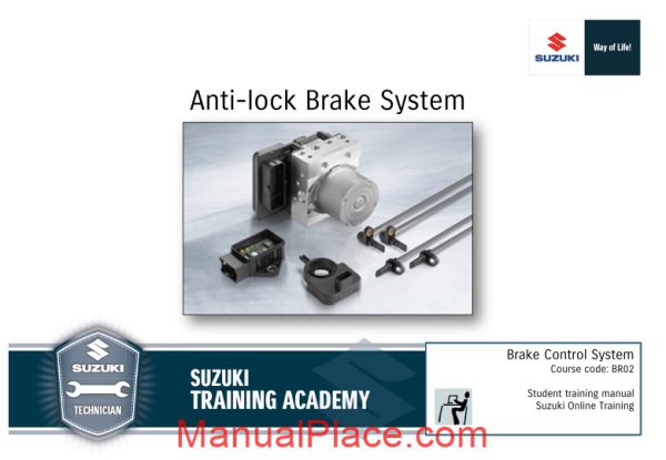 suzuki training anti brake system page 1