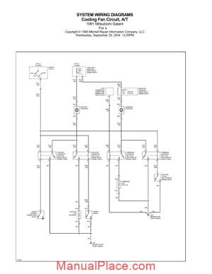 system wiring diagrams mitsubishi galant 1991 page 1