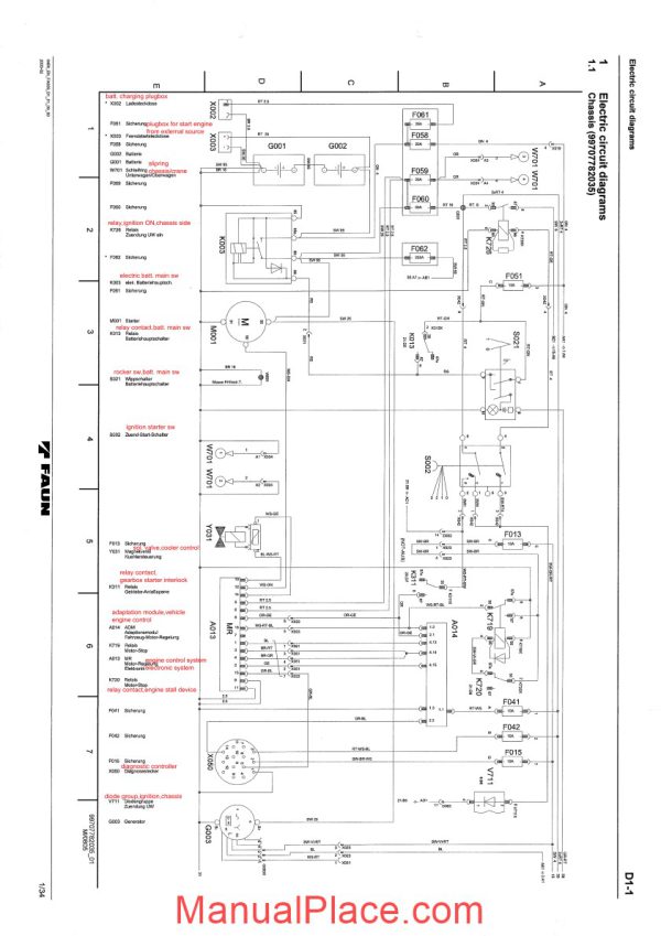 tadano faun circuit piping diagrams chassis page 2