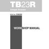 takeuchi compact excavator tb23rcd5e000 workshop manual page 1