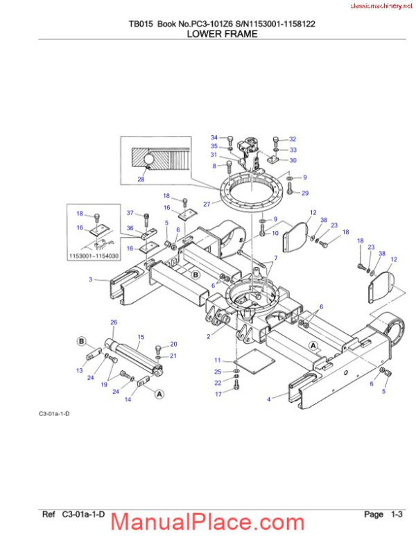 takeuchi tb015 parts manual page 4